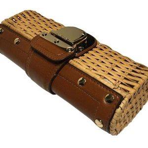 Michael Kors Santorini Rattan Clutch